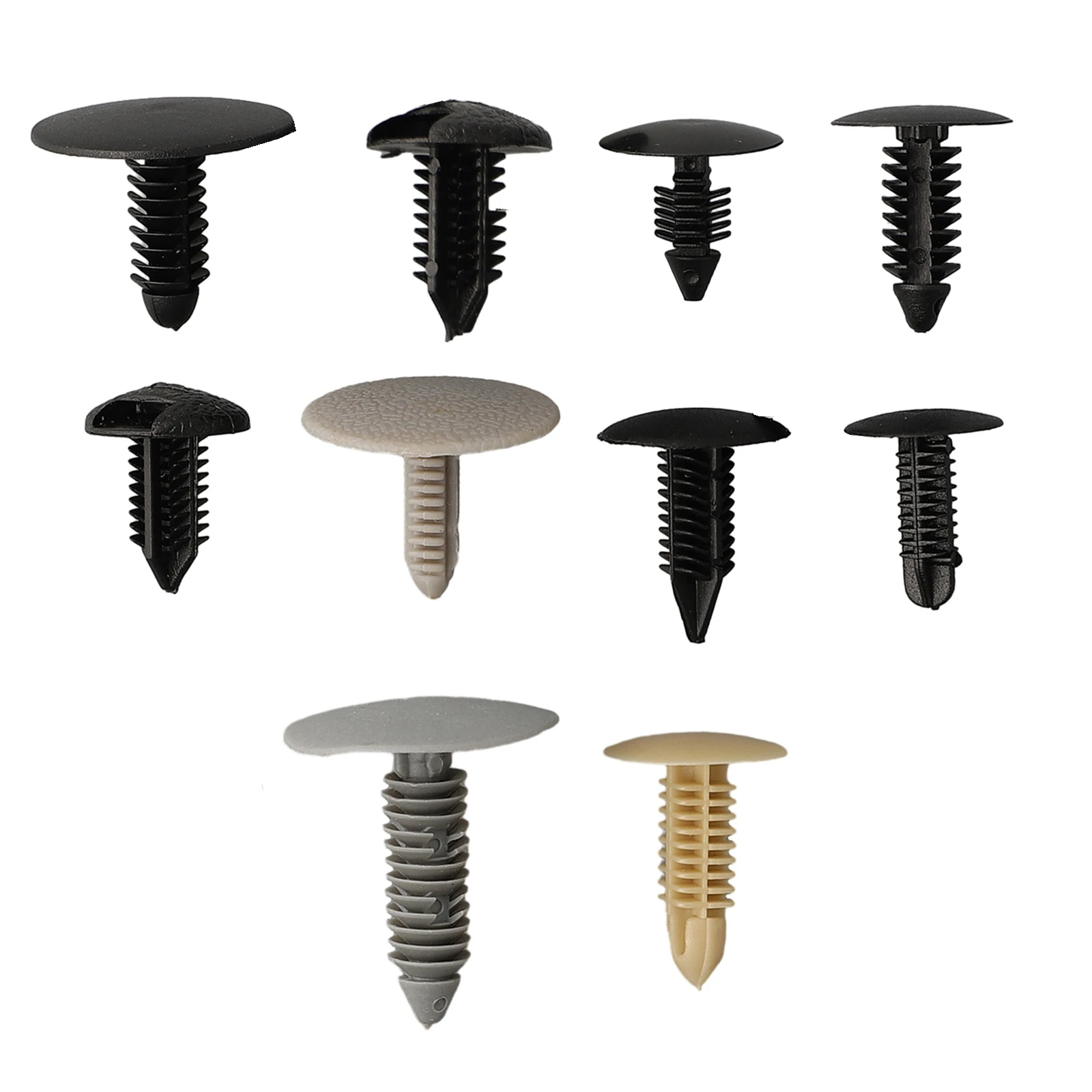 

Plastic Car Fender Door Fastener Clips, 100 Piece Set Securely Hold Trim and Upholstery for a Polished Vehicle Exterior