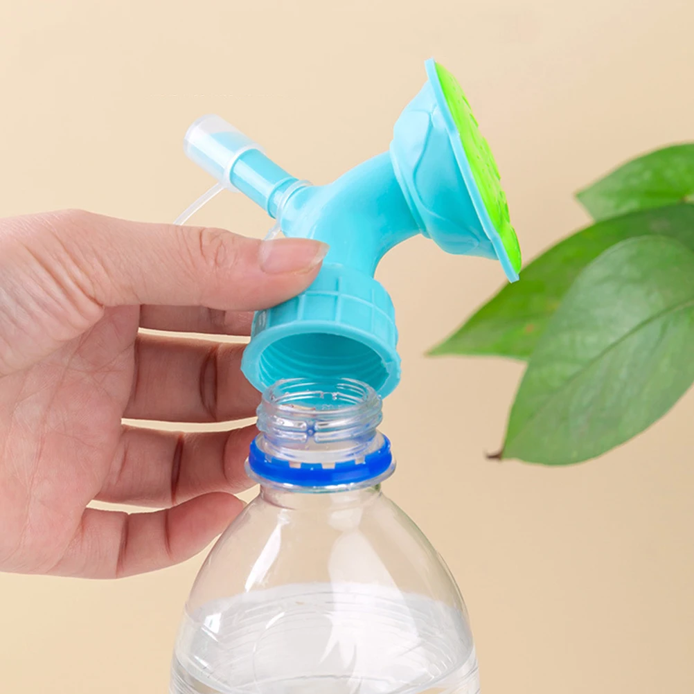 

3pcs Watering Can Head Sprayer Bottle Adapter Spout Nozzle Cap Sprinkler for Plastic Bottle Gardening Blue Green Yellow