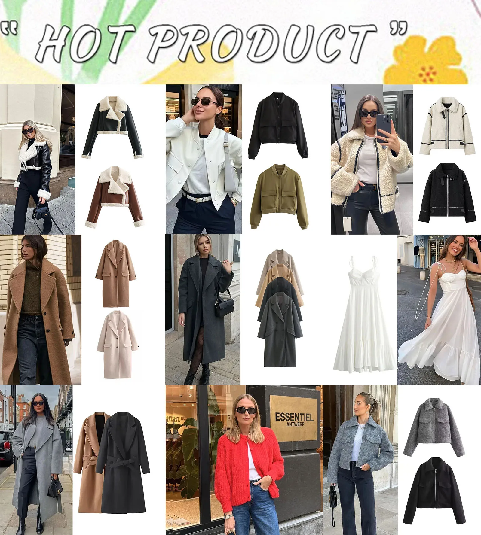 2024 herbst Winter Mode Quaste Einfarbig Oansatz Mantel WomanLoose Temperament Lange-sleeve Tasche Mantel Weibliche Streetwear – Detail 1