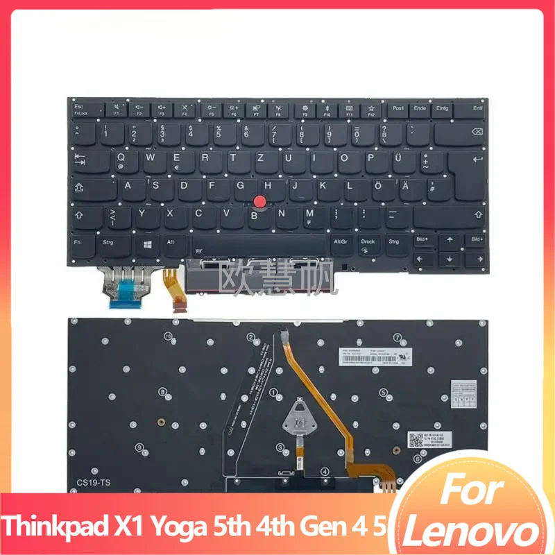 

M Новинка для Lenovo Thinkpad X1 Yoga 5-го 4-го поколения 4 5, клавиатура с подсветкой для ноутбука SP ES BE TR LAS NDC CFB DE GR CFR IS IC SE