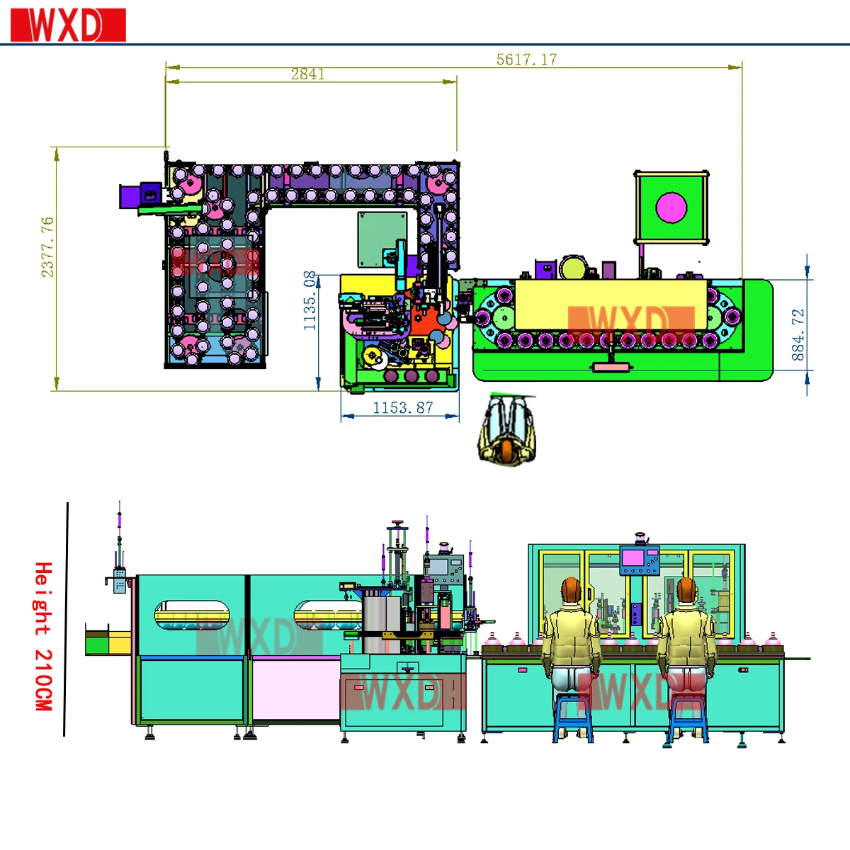 Macchina per la produzione di lampade di vendita calda Macchina per la produzione di lampadine a LED completamente automatica Produzione di lampadine E27