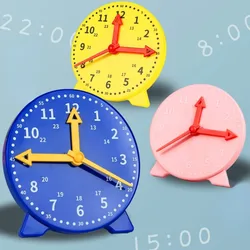 Children Montessori Clock Educational Toys Hour Minute Second Cognition Colorful Clocks Early Preschool Teaching Aids 영어교구