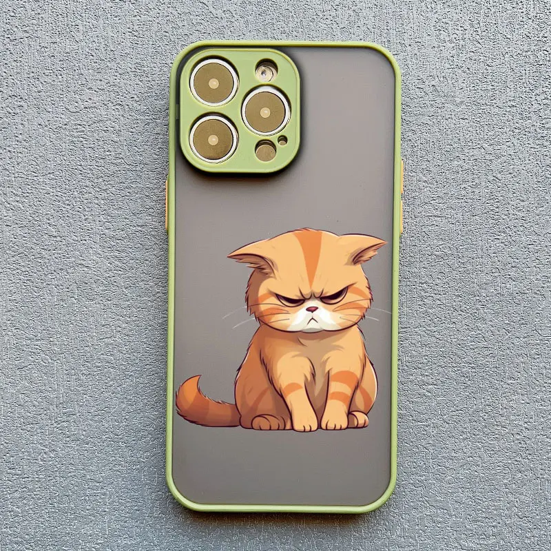 Freche Kätzchen Lustige Katzen-Kunst Handyhülle für iPhone 16 11 12 13 14 17 Pro Max 15 14 16 Plus X XR XS Stoßfeste Rückabdeckung Schutzhülle – Detail 10