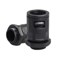 5 Pieces M30 Cable Glands for Conncet 28.5 mm Diameter Corrugated Tube Threaded Pipe Clamps Connector with Lock Nut