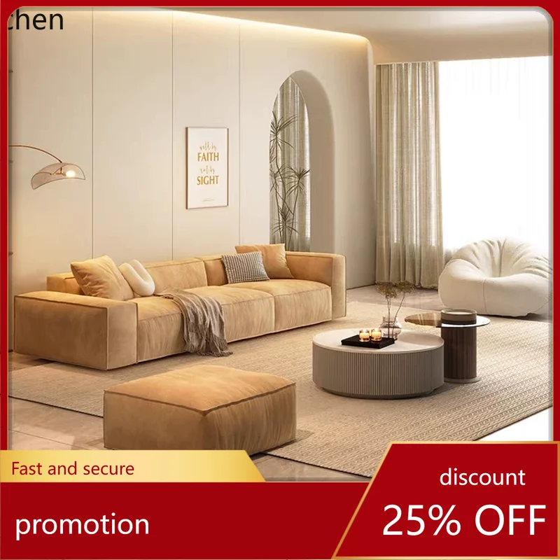 

HT minimalist module combination sofa size apartment fabric technology cloth sofa