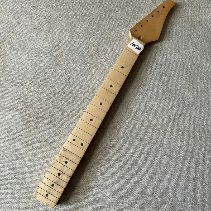 HN780 For Decoration Unfinished Electric Guitar Neck No Frets No Paints with Surface Dirty and Damages Special Sales
