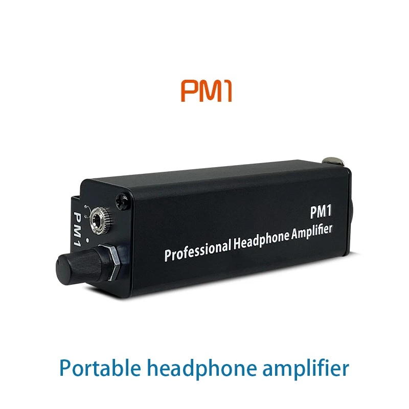 PM1 Professional Headphone Amplifier Converter XLR To 3.5MM Audio Interface Mini Portable HIFI Headphone Amplifier