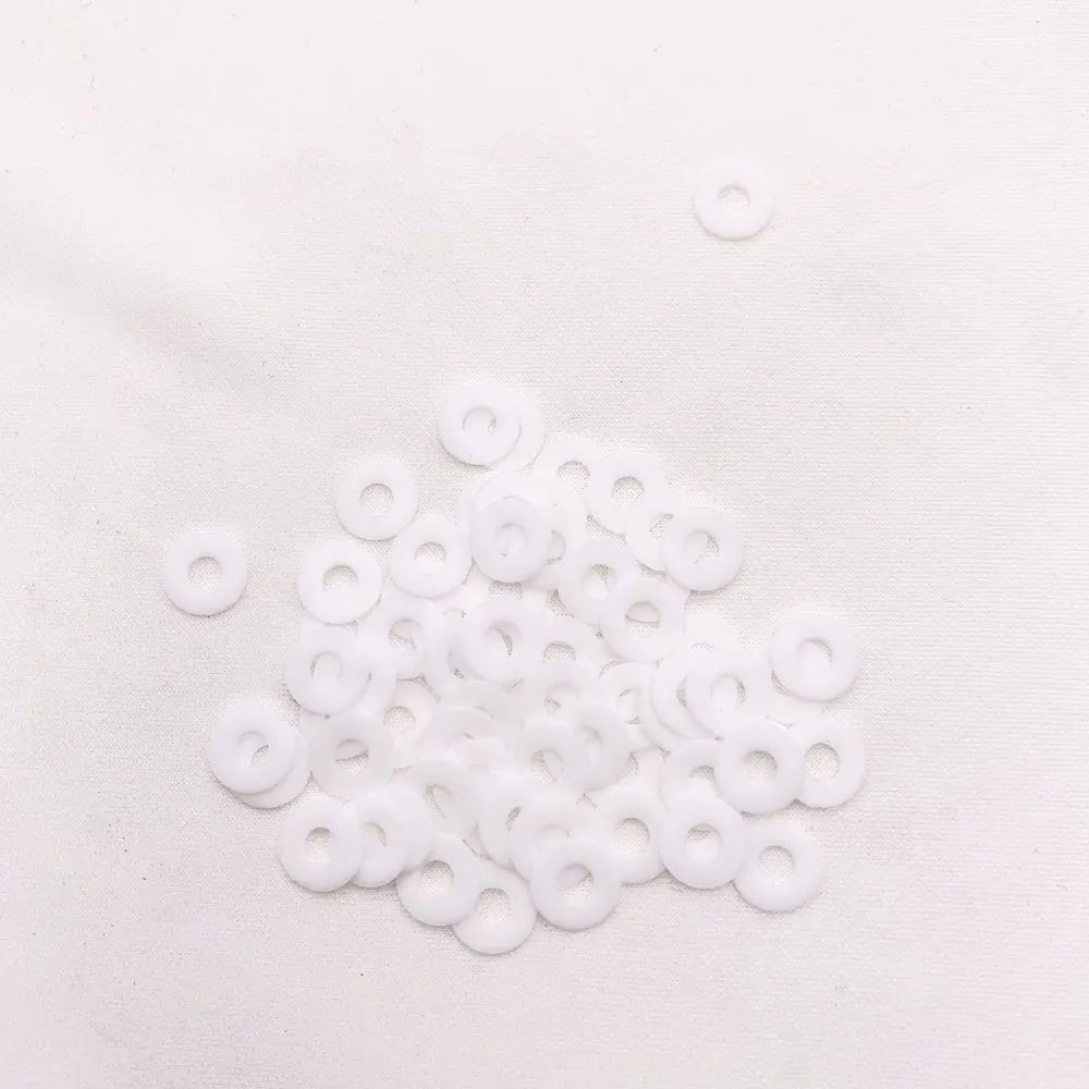 50 قطعة لكل مجموعة: ملحقات العمود الرئيسي للسكين الخارجي جوانات PTFE، أداة حشية سكين بلاستيكية غير قياسية قابلة للطي Pa