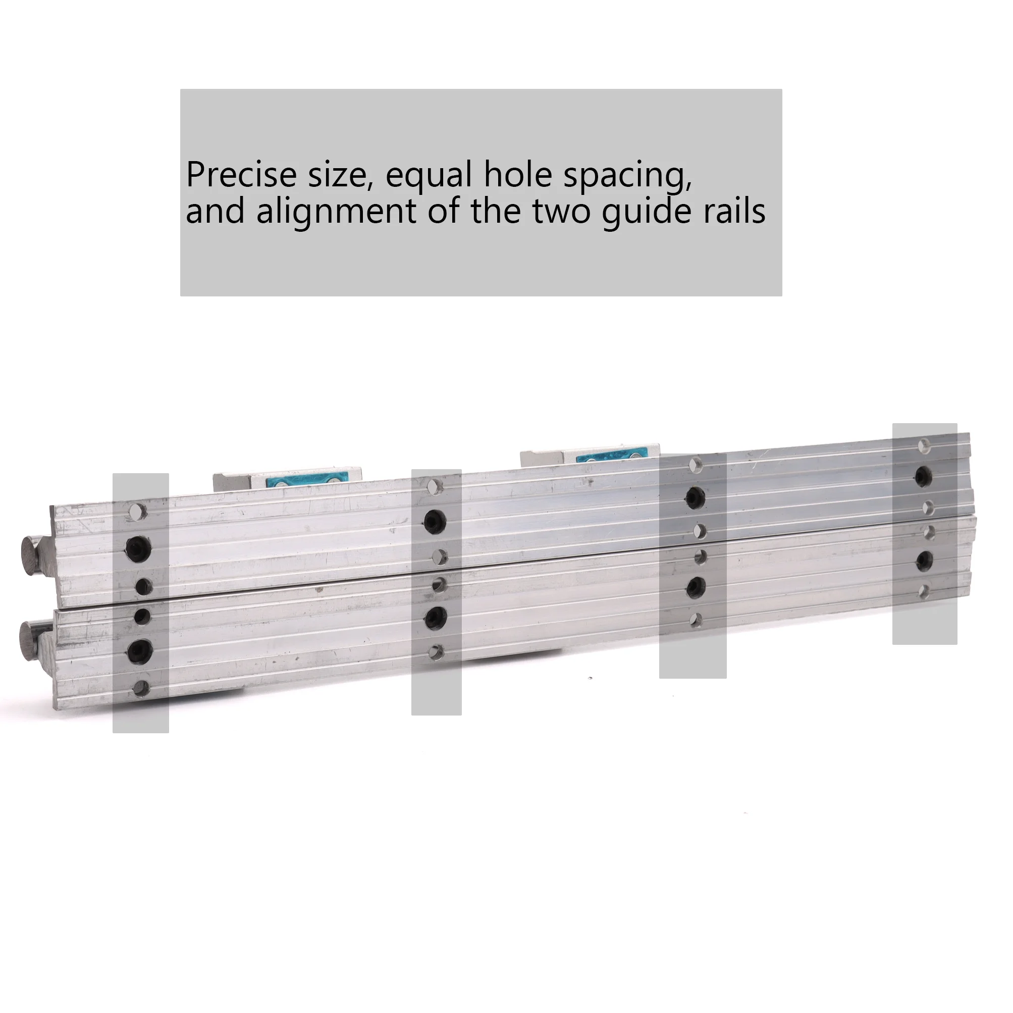 Veekaft 4 Buah Blok Linier SBR12QS dengan 2 Buah Panduan Linier SBR12 12Mm Panjang 300Mm Hingga 1500Mm Rel Linier untuk Bagian CNC