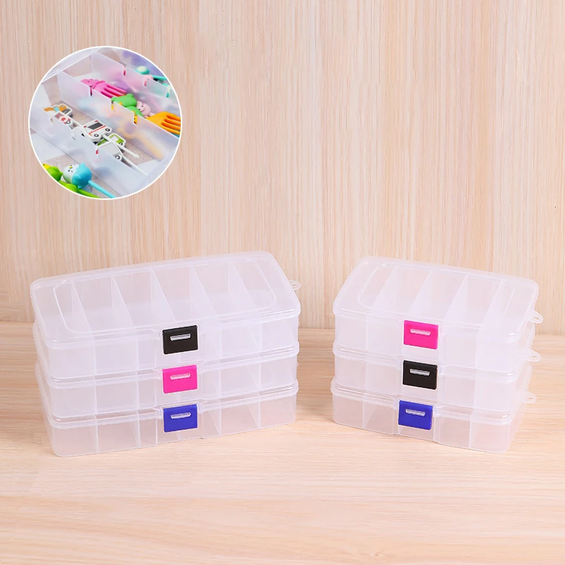 Transparent Fruit Fork Storage Box Organizer Plastic Storage Case Container For Kids Fruit Fork Organizer Display Box