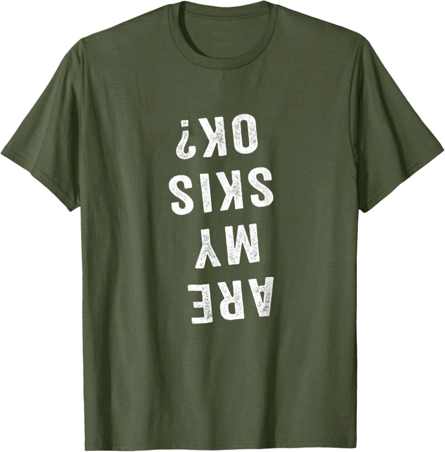 Skis Ok Skiing Expert Snow Ski Sports Lover T-Shirt Cotton Short Sleeve Tee Classic Fit Tee Casual Summer Top Men Women Unisex