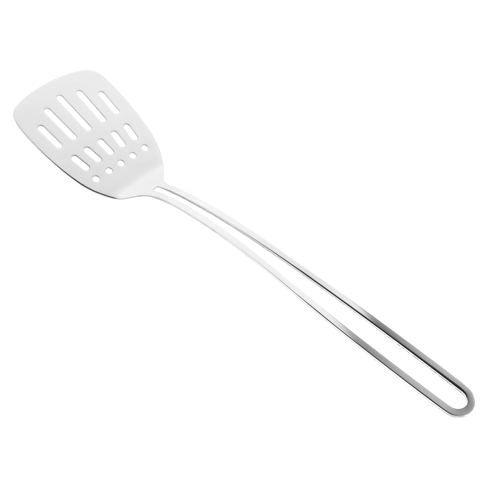 

Stainless Steel Slotted Spatula Hollow Handle Metal Turner Serving Kitchen Cooking Food Turner Fish Frying Stainless Utensil
