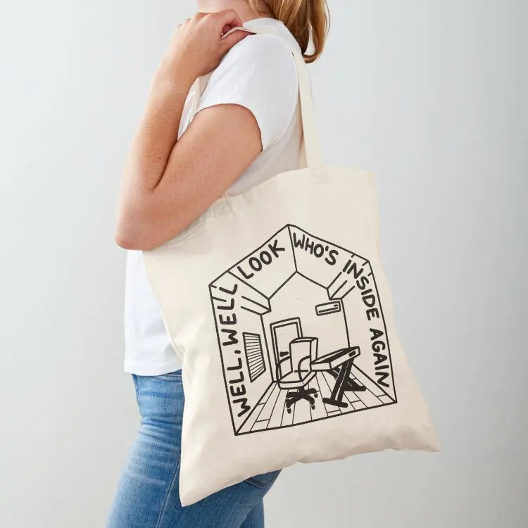 

Well, Well look who's inside again- Bo Burnham INSIDE Tote Bag custom fabric bag Canvas stote bag Big shopper bags for women