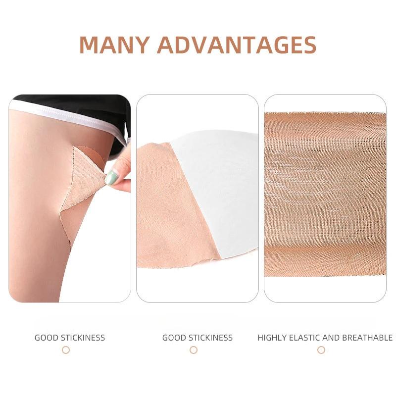 10 Pcs Anti Chafing Thigh Chaffing Protection Invisible Body Anti-Friction Pads Thigh Bands Thigh Chafe Tapes For Calf