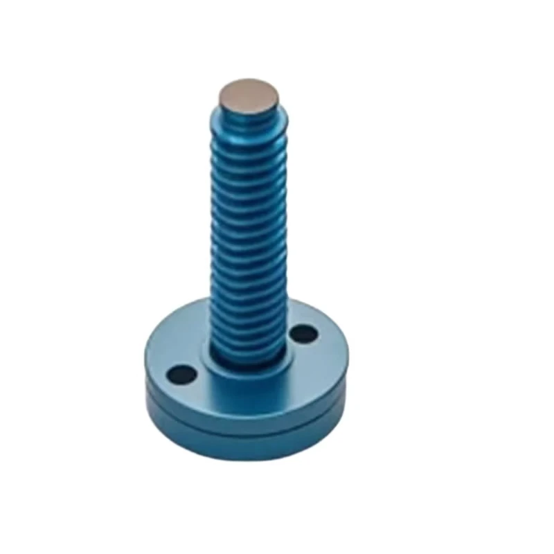 Custom CNC machined aluminum alloy green anodized with metal composite precision connection studs
