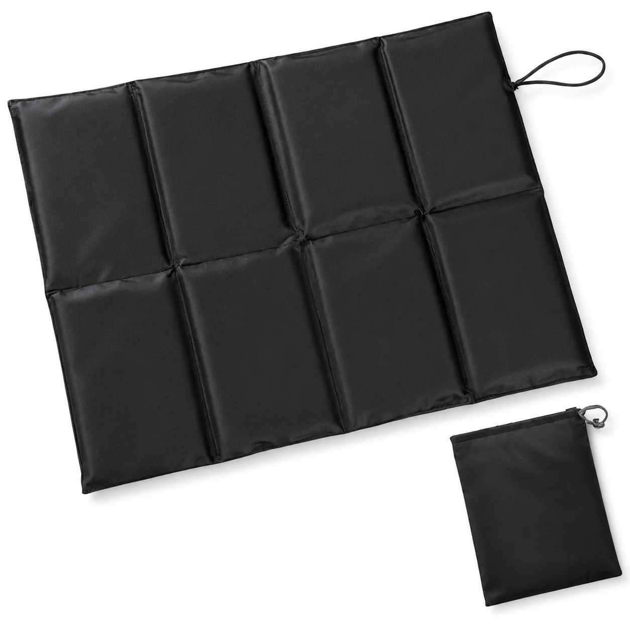 Tapis de sauna pliable, coussin de siège isolant et imperméable, noir, pour salles de sauna chaudes, chaises de bain extérieures et usage quotidien en sauna public