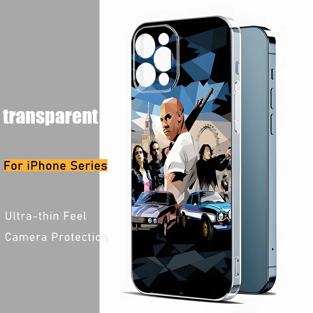 Fast and Furious Moive Phone birthday present Case For iPhone 15 14 12 13 11 Pro Max Mini X XR XS 7 8 Plus hot transparent cover