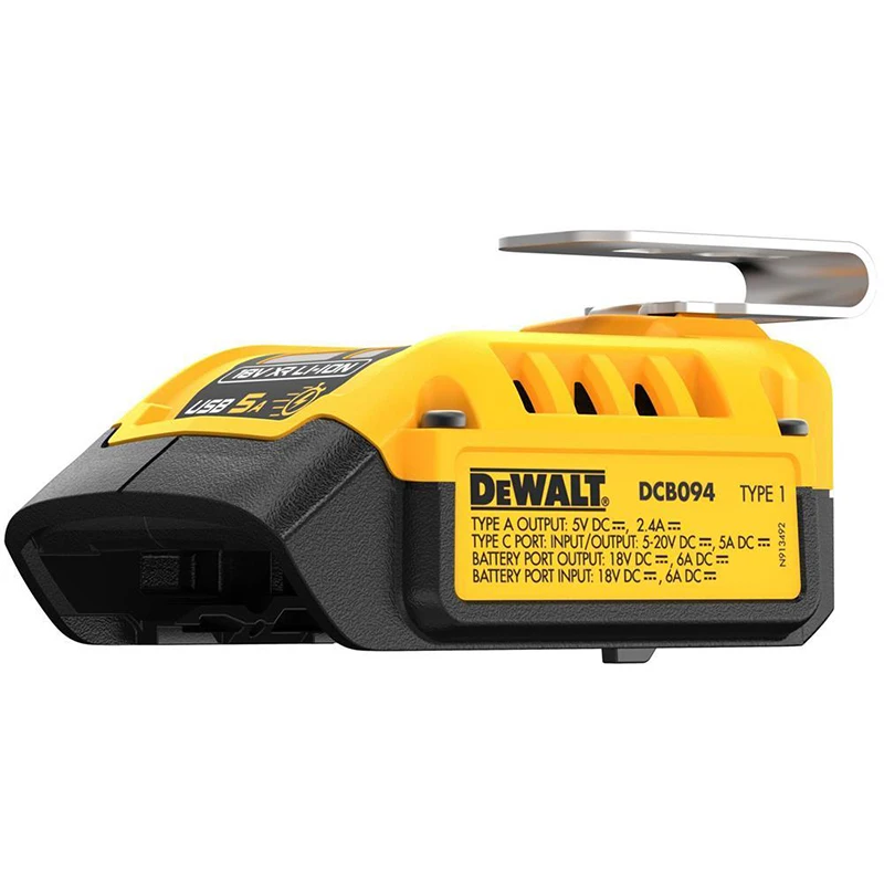 DEWALT DCB094 Multifunctional Adapter 20V/60V FLEXVOLT 5 AMP CHARGING Converter DCB090 Upgraded Version