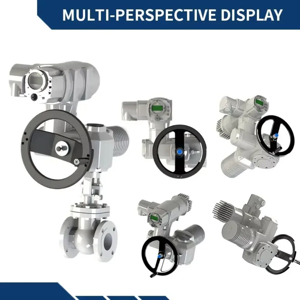 Multi-turn electric actuator heavy-duty thrust base with handwheel operator FRYA for ball valve and gate operation OEM