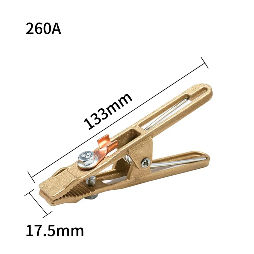 Automotive Applications Ground Welding Clamp Welding Earth Connector Clamp 260A User-friendly Structure For Argon Welding