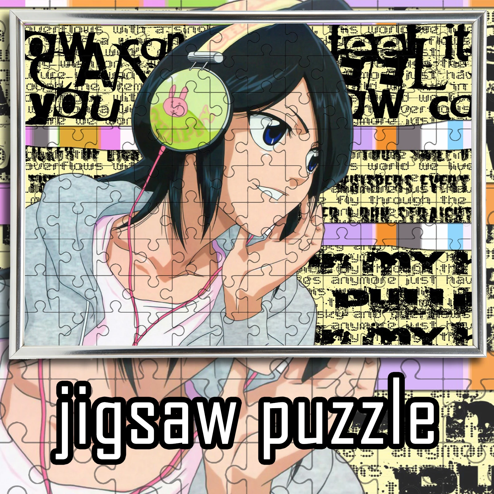 

BLEACH Kuchiki Rukia theme Jigsaw 108/200/300/500/1000pcs wooden floor game puzzle,home decoration,gift