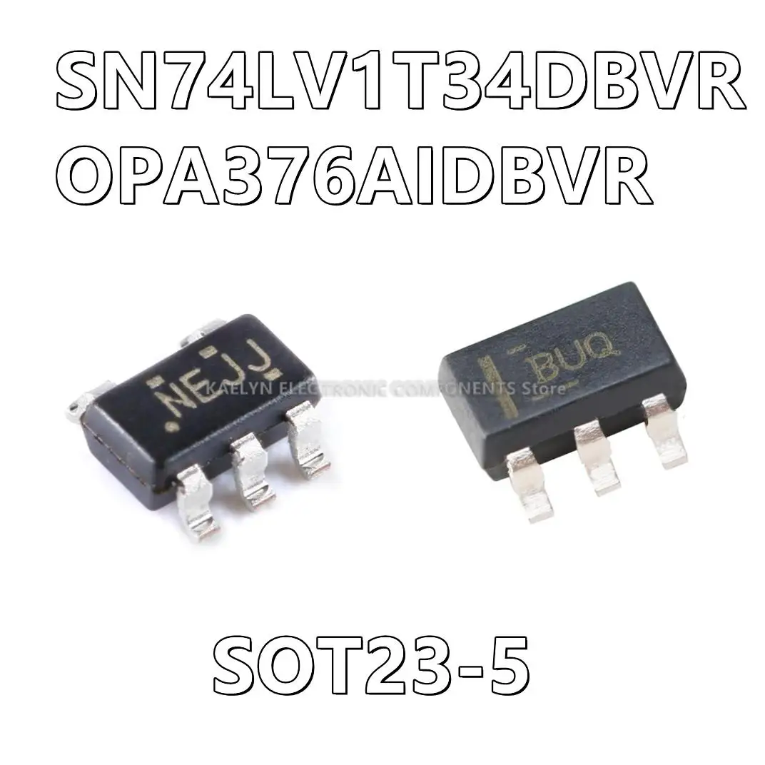 10Pcs/lot SN74LV1T34 SN74LV1T34DBVR NEJ3 NEJJ NEJ* OPA376AIDBVR OPA376 BUQ SOT23-5