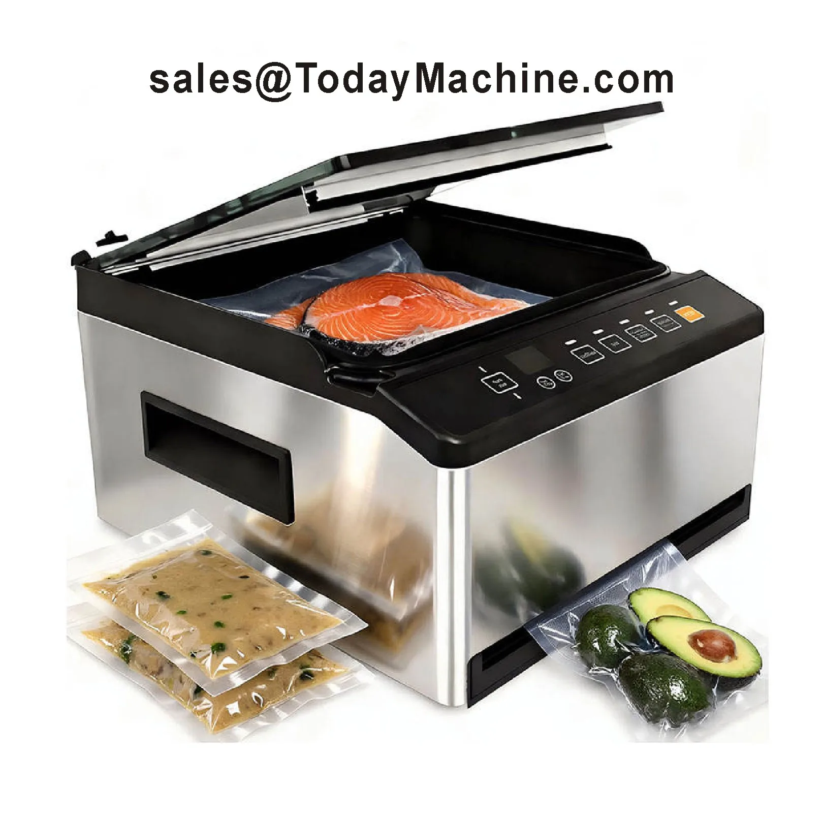 Factory Price Table Top Single Packaging Meat Rice Food Plastic Bag Vacuum DZ-260 Commercial Vacuum Sealer Machine