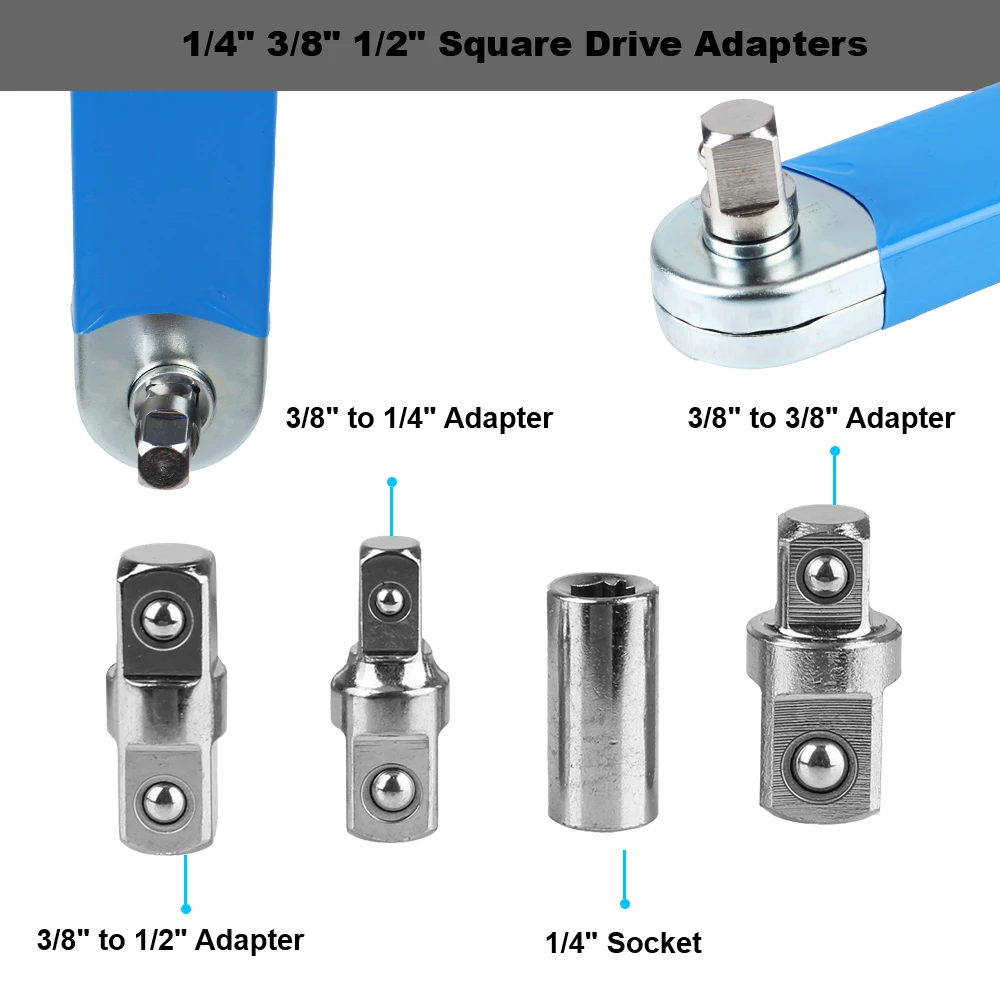 Multifunctional Combination Spanner Auto Replacement Parts Universal Extension Wrench Ratchet Wrench For Car Vehicle