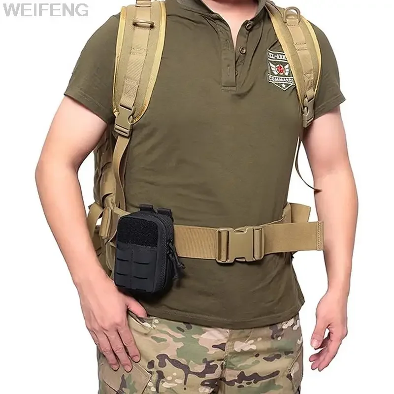 EDC Tactical Bag Waist Belt Pack Hunting Vest Emergency Tools Pack Outdoor Medical First Aid Kit Camping tourism Survival Pouch