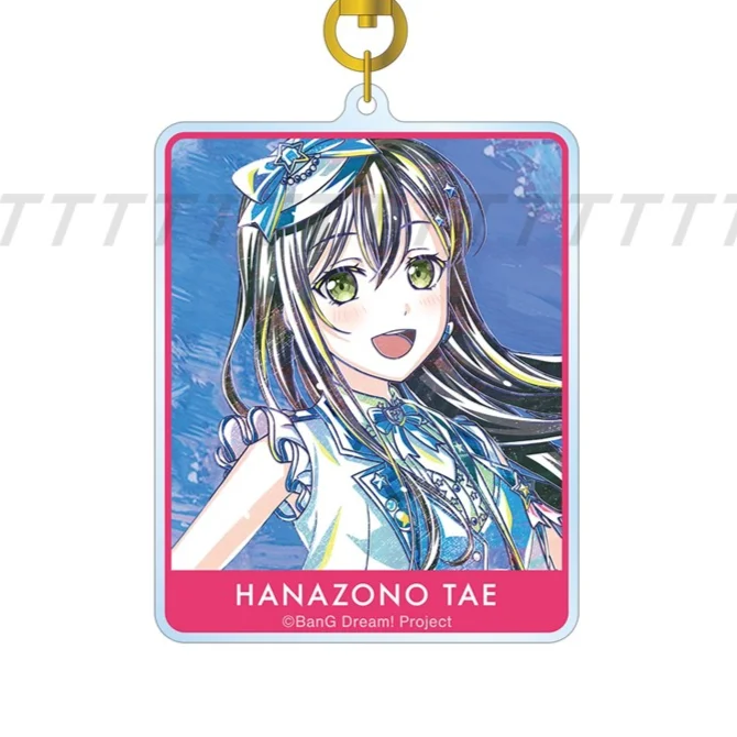 พวงกุญแจอะนิเมะอะคริลิคจี้สำหรับเป็นของขวัญเกม Hanazono Tae hazawa Tae Tae Hazawa Tumi Sugichigaya arisa Uehara Himari