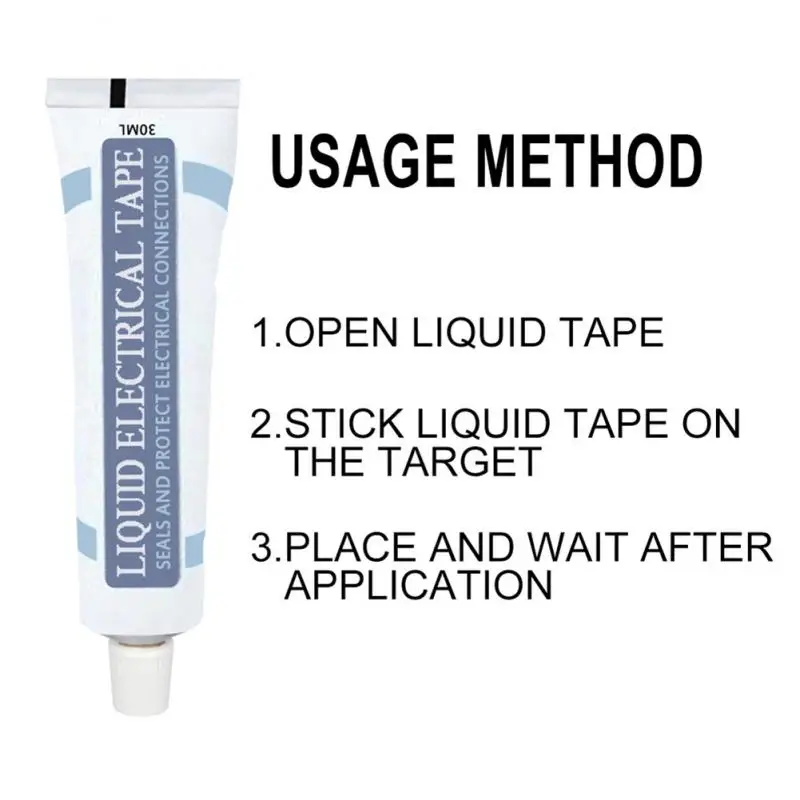 Liquid Insulating Glue Electrical Tape High Fixing Electronic Sealant Waterproof Temperature Resistant Sealing Glue