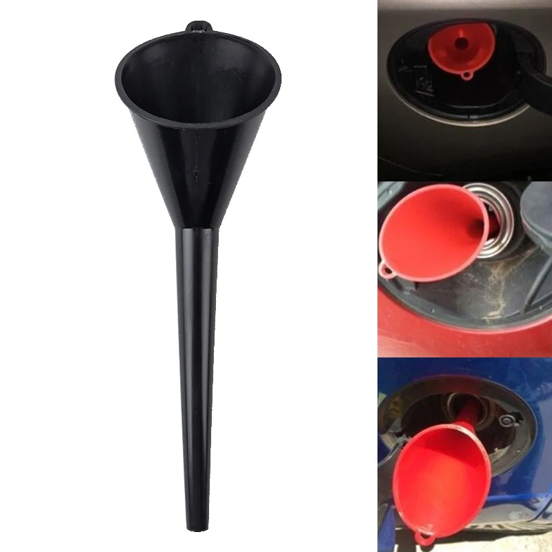 Multipurpose Long Stem Anti-splash Plastic Funnel for Car Gasoline Engine Oil Change Motorcycle Machine Funnel Refueling Tools