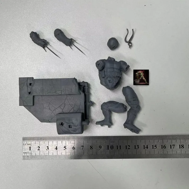 1/24 Scale Resin Figure Assembled Model Kit Justice Warrior Fantasy Hobby Micro Minify Statue Unassemble Unpainted 3D printing