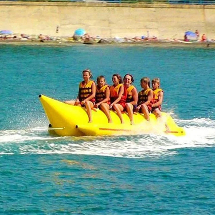 

Надувное водное игровое оборудование, надувная лодка-банан для летающей рыбы на продажу