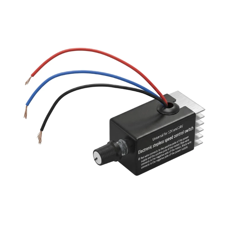 92MF 12V 24V Variable Knob for Blower Fan Repair and Heat Sink Rotary Knob Controller