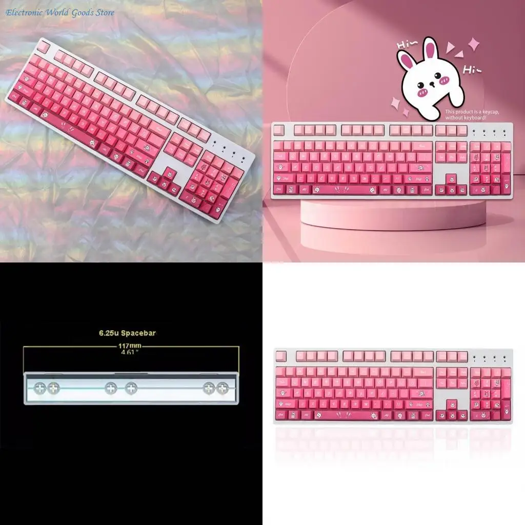 

A3PD 136 клавиш, колпачки для механической клавиатуры, колпачки для клавиш PBT Cherry-Profile для