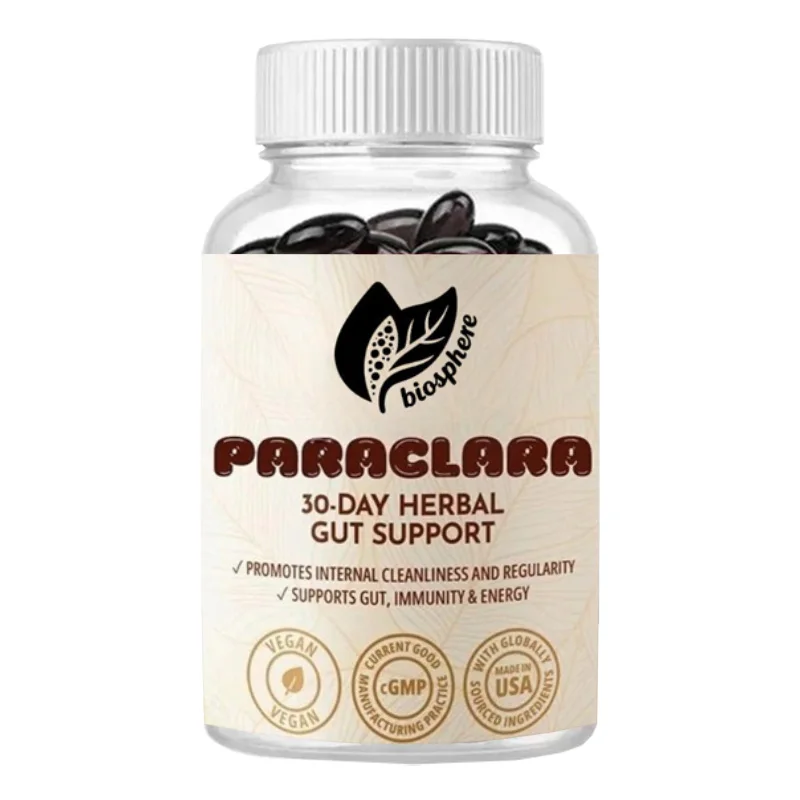 

Natural Intestinal Health Digestion Formula, Supported By Mugwort and Black Walnut Shell Clove Supplements -60 Capsules