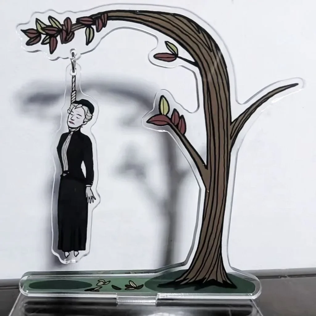 Cosplay balançando em torno do lago ferrugem, ornamentos de vento acrílicos, trabalhadores, estado mental dos alunos, ornamentos de mesa