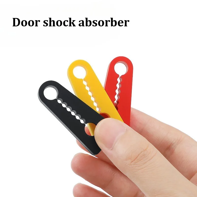 4pcs Car Door Shock Absorber Pads - Silicone Anti-Vibration & Anti-Collision Pads, Scratch-Resistant- Reduce Noise, Car Door Pad