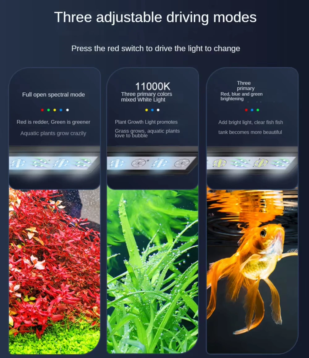 Full Spectrum LED Aquarium Lig - Planted Aquarium Algae Control recension och pris