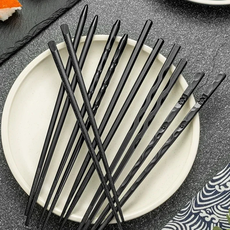 Japanese PPS Alloy Chopsticks Set, Home and Kitchen Accessories, Restaurant Heat-resistant Sushi Chopsticks, Korean Chopsticks