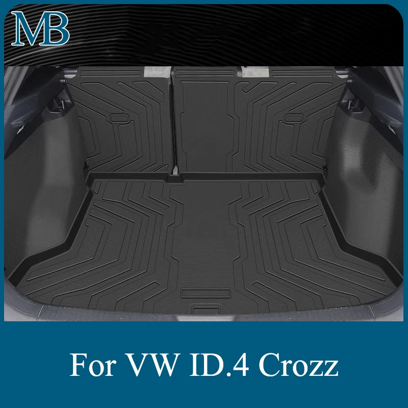 New Style TPE Car Trunk Mat For Volkswagen ID.4 Crozz VW ID4 Accessories Waterproof Dirt Resistant Cargo Liner Pet Mat