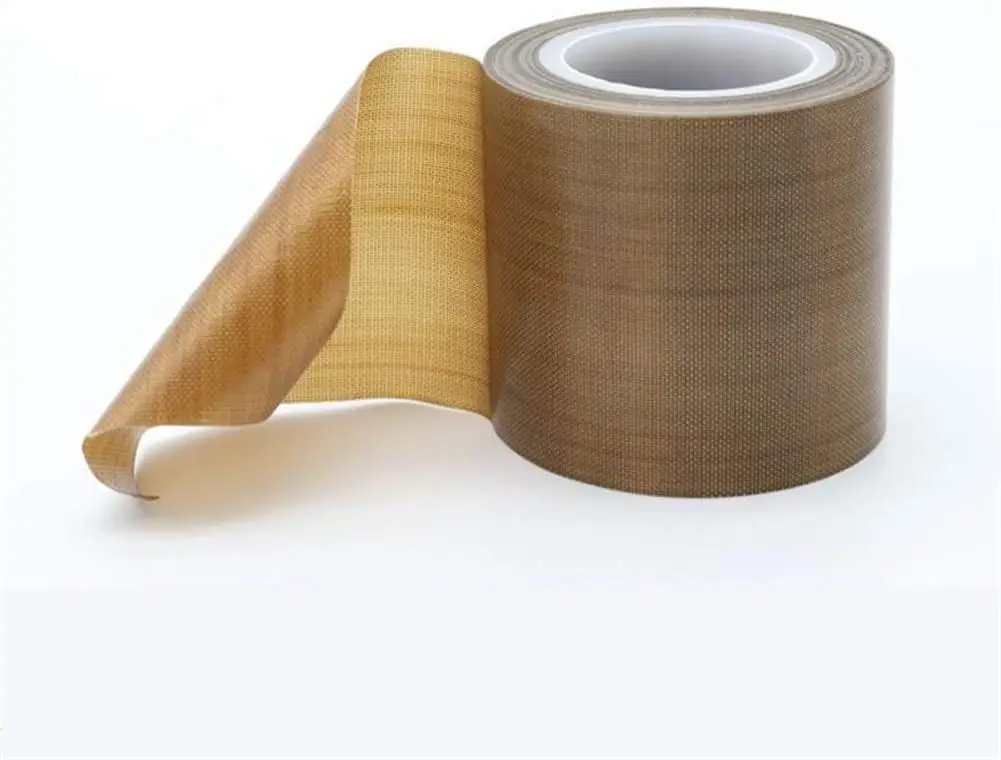 100Rolls10M PTFE High Temperature Tape PTFE Adhesive ptfe Tape - Fits Weston,FoodSaver, Seal A Meal, Cabellas Vacuum