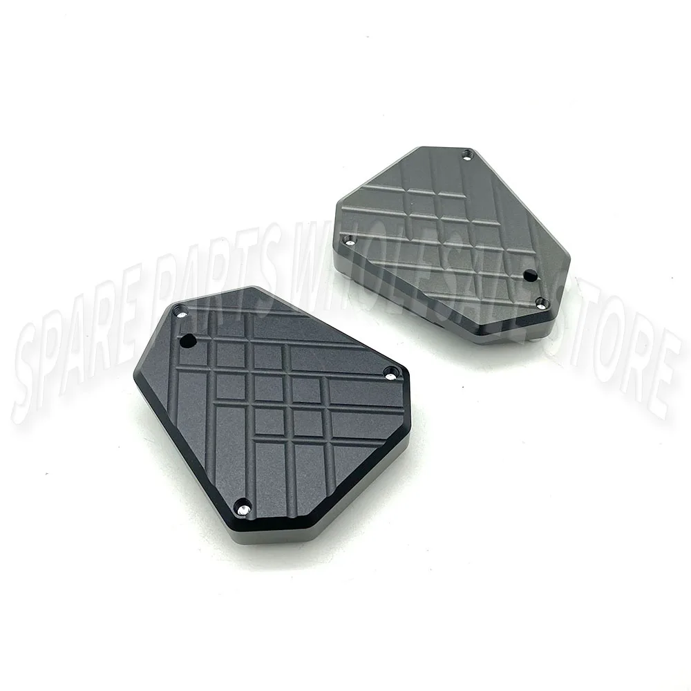 Moto Cavalletto Cavalletto Laterale Estensione Pad Allargare Piede Piastra di Supporto Laterale Nuovo Per ZONTES GK350 350GK GK 350