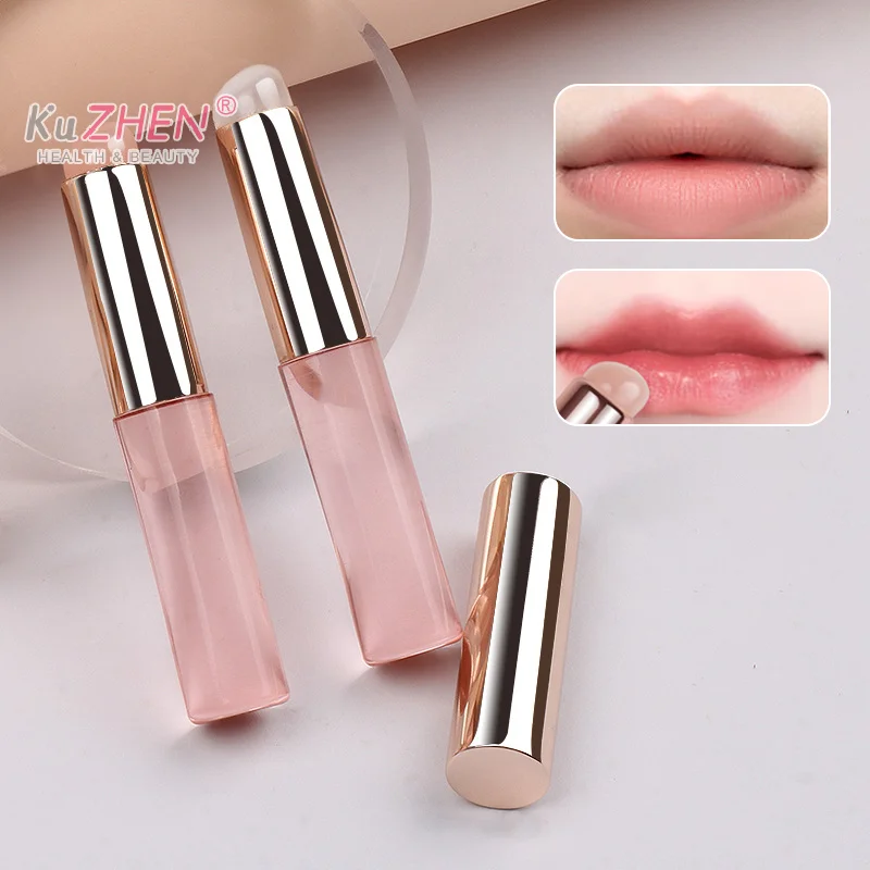 Angular Silicone Lip Brush, corretivo maquiagem ferramenta, cabeça redonda portátil, pontas dos dedos, Q Soft Batom, pontas dos dedos