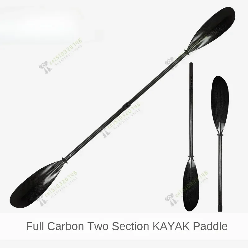 Full carbon two kayak paddle, carbon fiber KAYAK paddle, glass fiber canoe double head