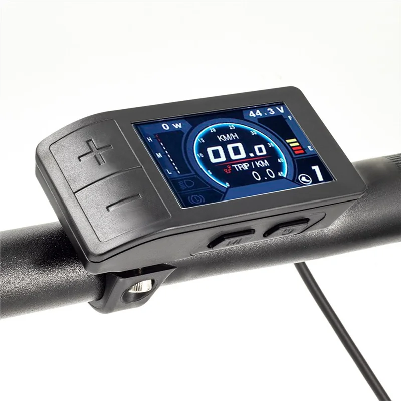 A89E-For Bafang BBS01/BBS02/BBSHD G340/G320 Mid-Hub Motors Ebike 24V/36V/48V LCD Display TFT 500C Colorful Interface