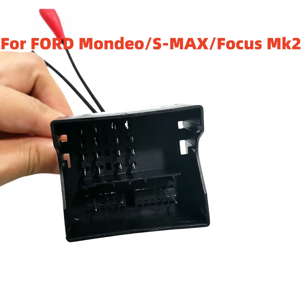 16 Pin Power Cable Canbus Box RP5-FD-001 For FORD Mondeo/S-MAX/ Focus Mk2 Android 2 Din Harness Wiring Cables Car Radio Stereo