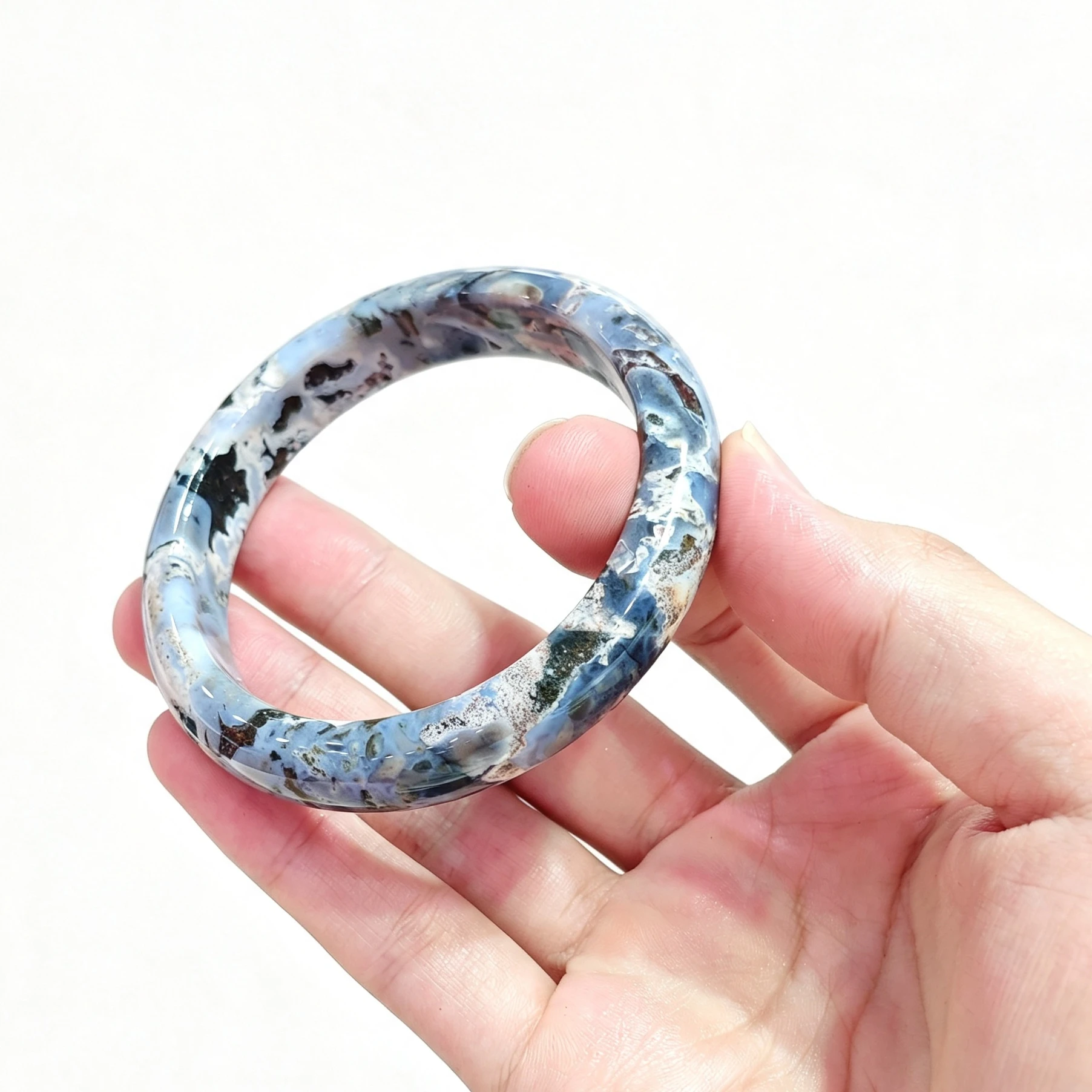 natural-blue-ocean-jasper-bangle-bracelet-unique-orb-patterned-gemstone-bangle-smooth-jasper-crystal-wristband-jewelry