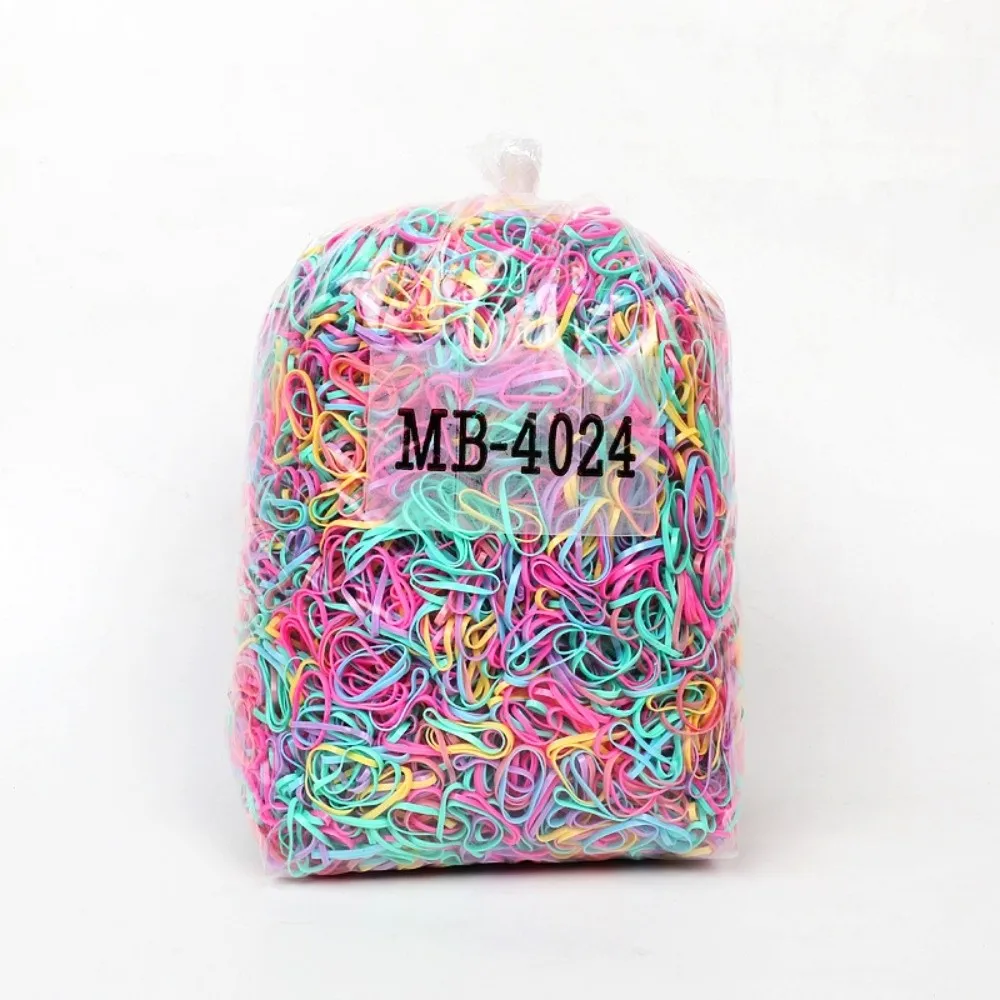 1kg-pack-disposable-hair-rubber-bands-thickened-strong-elastic-large-quantity-mini-ponytail-holders-mixed-color-multicolor